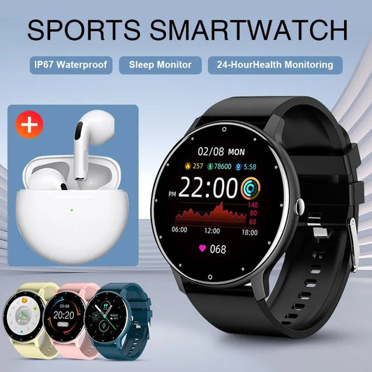 LIGE 2024 New Men Smart Watch Real-time A
