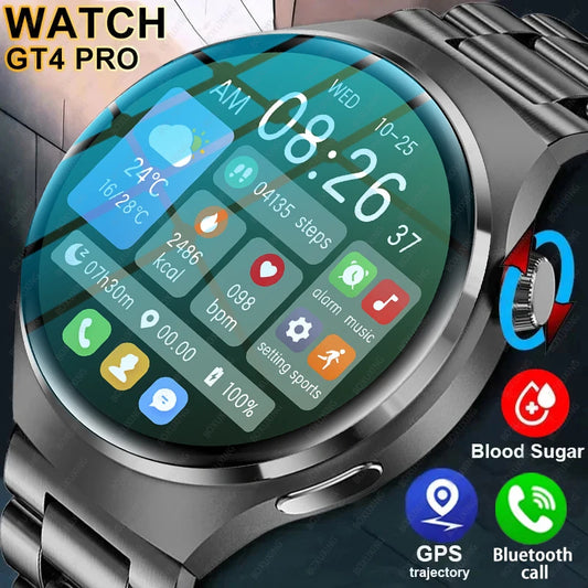 For Huawei Watch 4 Pro Smart Watch Men GPS Sports Tracker 1.53" HD Screen